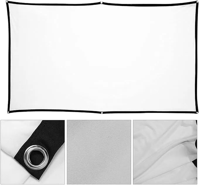 SIMPLE 100-Inch Foldable Projection Screen – No-Crease Design for Outdoor Movies, Home Theater, Office & Education | 132465 |