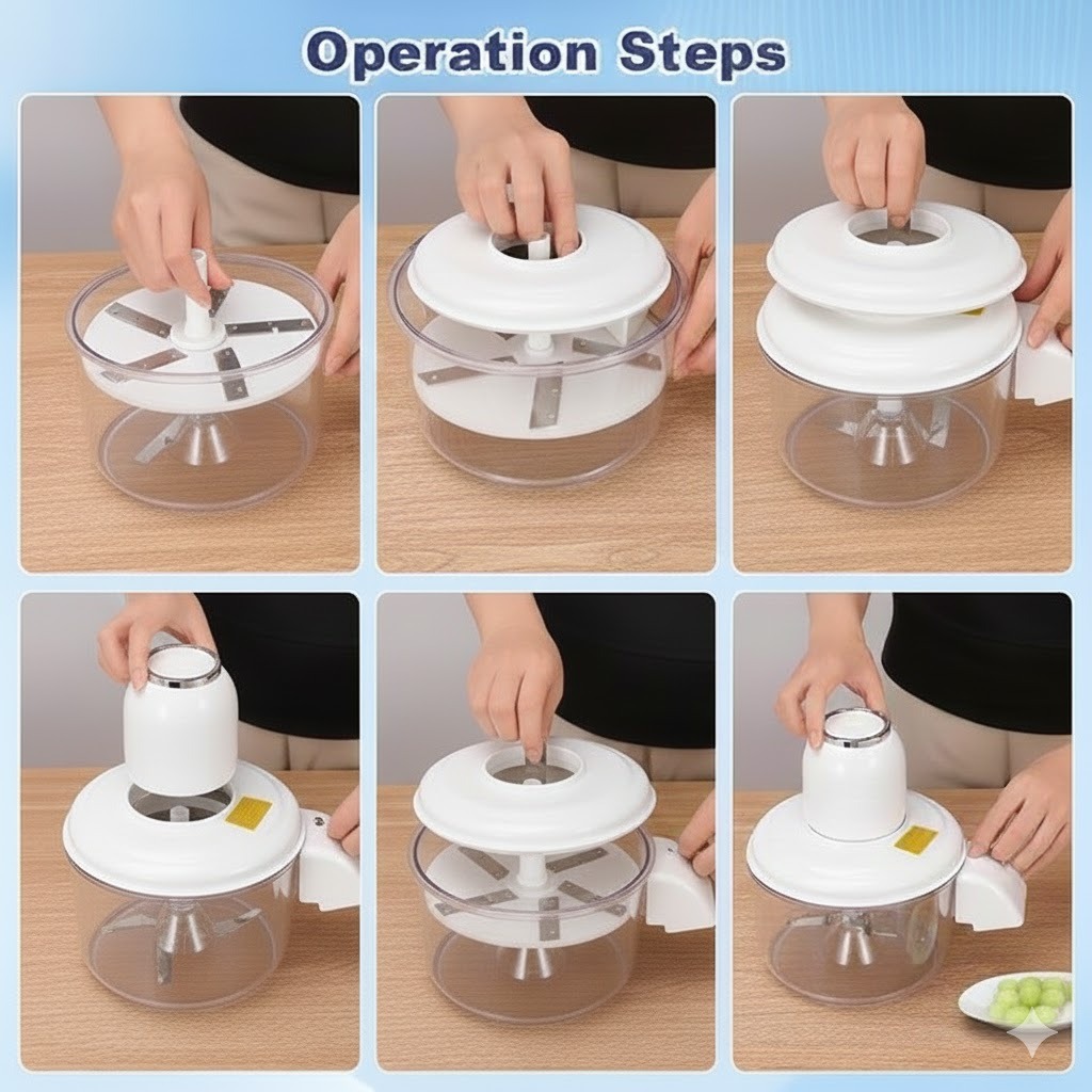 7MD Electric Fruit and Vegetable Peeler – Automatic Rapid Peeling in Seconds | 7MD49925 |