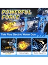 A&T TOY Electric Water Gun Ultimate Battle Blaster – High-Capacity Rechargeable Water Pistol with Muzzle Flame Sensor Light, 10m Long Range, Summer Beach & Pool Toy for Kids & Adults (Ages 8+) | A&T-43425 |