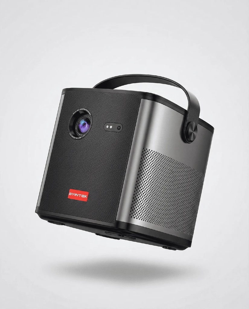 Byintek Portable Smart DLP Home Theater Projector with Full HD 1080P, Android 11, TOF Laser Autofocus and 15000mAh Battery With One Year Free SUB | U80 |