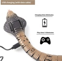 A&T TOY Realistic Remote Control Cobra Snake Toy – Rechargeable RC Snake with Smart Sensing & Infrared Controller, 16-Inch Prank & Cat Toy, Gift for Kids Ages 6+