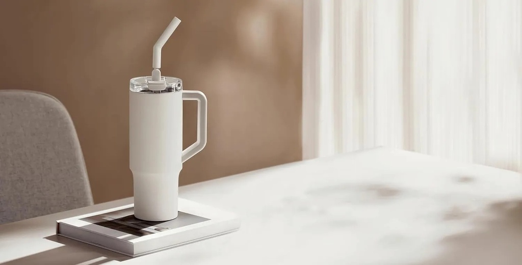Xiaomi 1L Thermal Insulated Straw Mug, Keeps Drinks Hot & Cold for up to 6 Hours | XMXGB01PL |