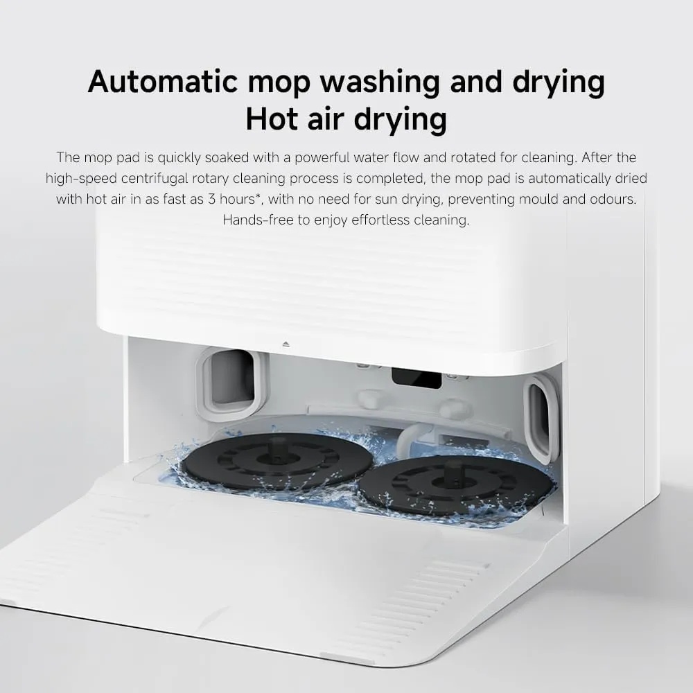 Xiaomi Robot Vacuum X20 Pro – 7000Pa Suction, Smart Mop & Vacuum Cleaner, Omni Station, 4800mAh Battery, Intelligent Home Cleaning | D102GL |