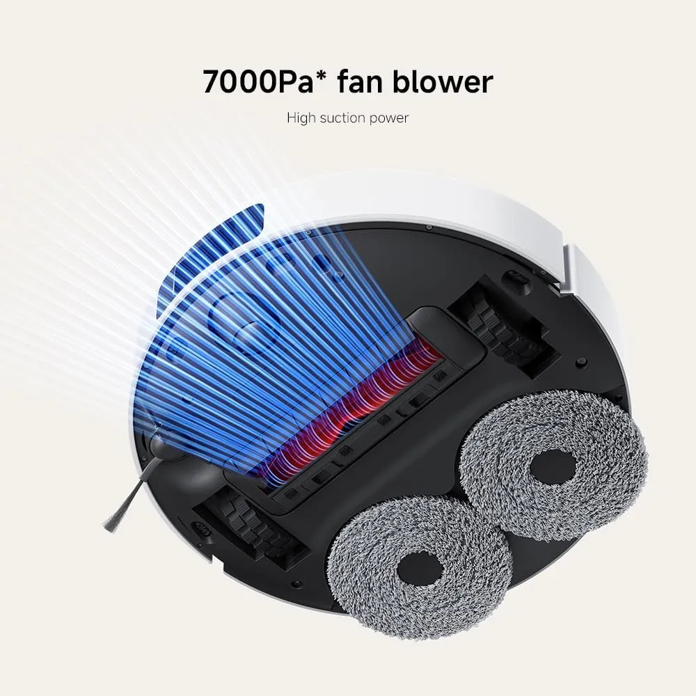 Xiaomi Robot Vacuum X20 Pro – 7000Pa Suction, Smart Mop & Vacuum Cleaner, Omni Station, 4800mAh Battery, Intelligent Home Cleaning | D102GL |