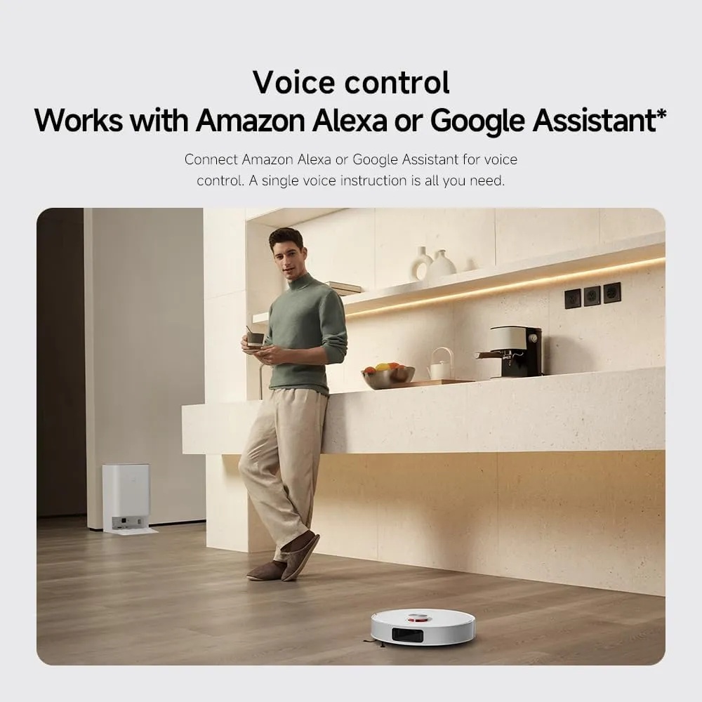 Xiaomi Robot Vacuum X20 Pro – 7000Pa Suction, Smart Mop & Vacuum Cleaner, Omni Station, 4800mAh Battery, Intelligent Home Cleaning | D102GL |