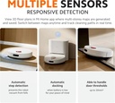 Xiaomi Robot Vacuum H40 – 10,000Pa Suction, LDS Laser Mapping, Auto Dust-Emptying Station, Anti-Tangle Brush, 180-Min Runtime | OV51 |