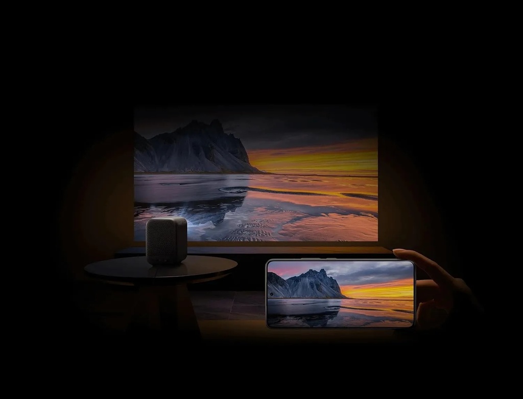 Xiaomi Smart Projector L1 – Full HD 1080p, 200 ISO Lumens, Auto Keystone, Android TV, Dolby Audio, With One Year Free SUB | XMTYY03FMG |
