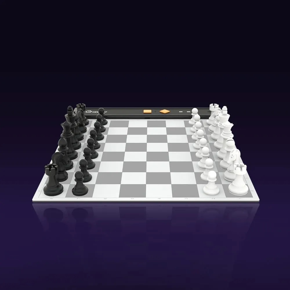 Chessnut Go Ultimate Portable Travel Electronic Chessboard – Ultra-Slim Smart Chessboard with Magnetic Pieces & Wireless Connectivity | CG100 |