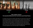 Chessnut Pro Full-Sized Wooden Electronic Chess Set with Tournament Board & LED Move Display | CP100 |