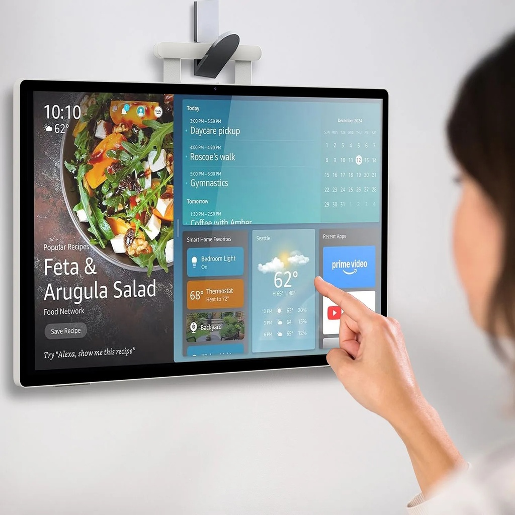 Porodo Naspanora 24.5 inch Portable Smart Tablet with Stereo Speakers, 10-Point Touch & Android 14, With One Year Free SUB | PDSSK245WH |