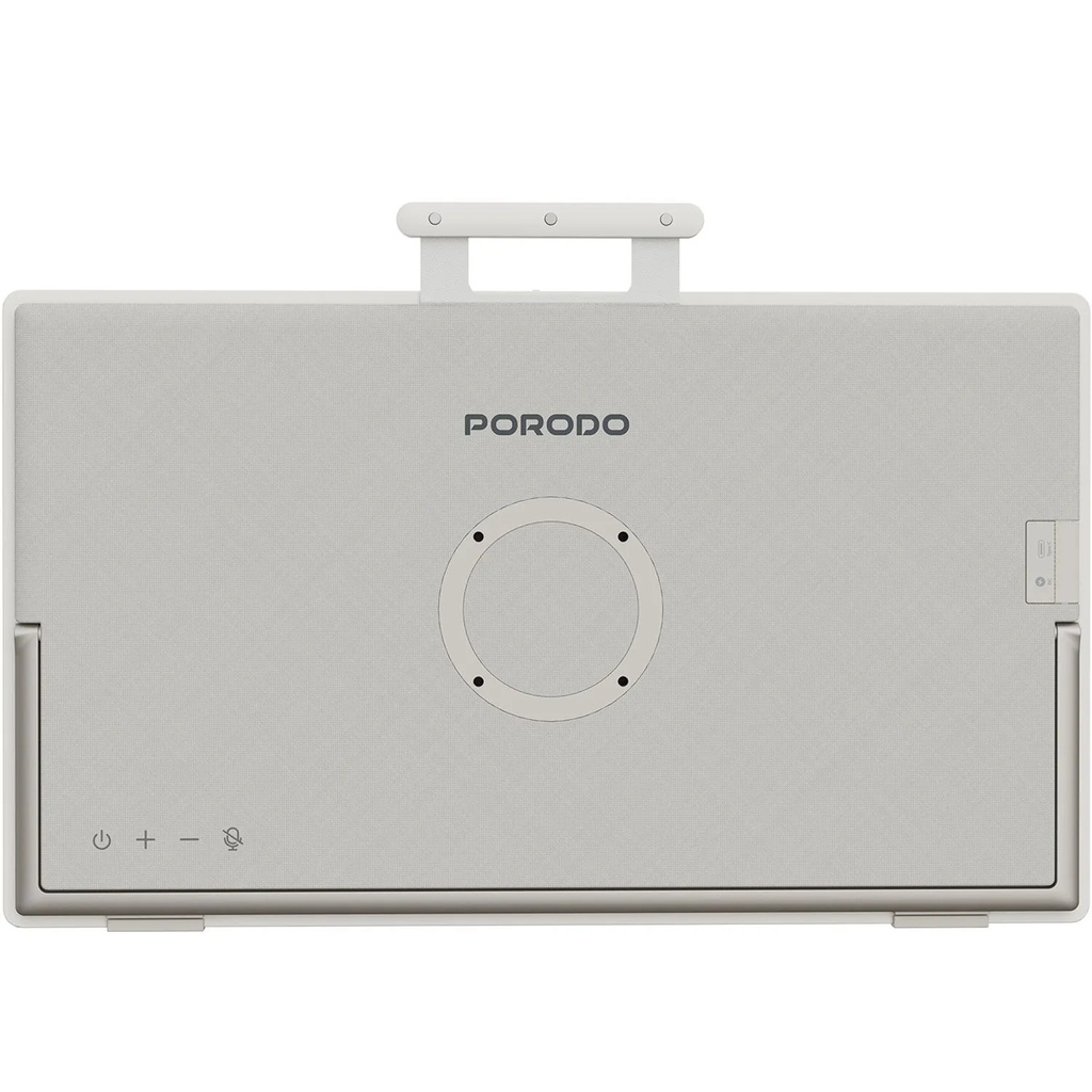 Porodo Naspanora 24.5 inch Portable Smart Tablet with Stereo Speakers, 10-Point Touch & Android 14, With One Year Free SUB | PDSSK245WH |