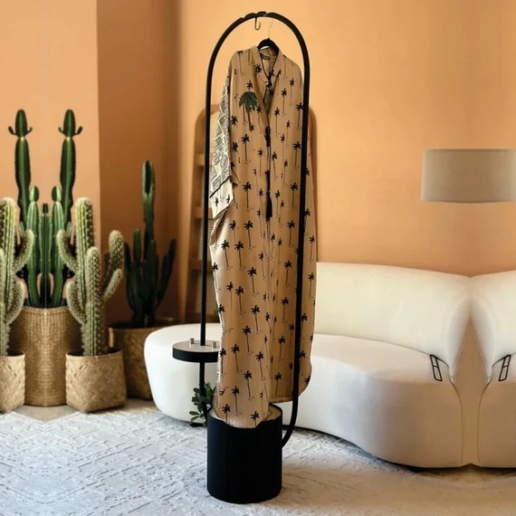 Clothes Incense Burner – Modern Metal Design with Hanger and Dual Platforms for Fragrance Diffusion