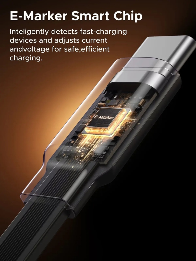 UGREEN Retractable USB-C to USB-C Fast Charging Cable 1M (3FT) | 100W PD 3.0, 5A Power Delivery, Adjustable Length, E-Marker Safety Chip | L531 \ 65905 |