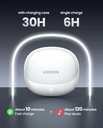 UGREEN HiTune H6 Pro Hybrid Active Noise-Cancelling Earbuds - LDAC Hi-Res Audio, 30H Playback, 6-Mic Calls | WS203 \ 35873 |