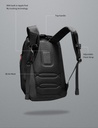 Kingsons Roll Top Waterproof Laptop Backpack – Travel & Hiking Anti-Theft Bag with USB Port | KS25593 |