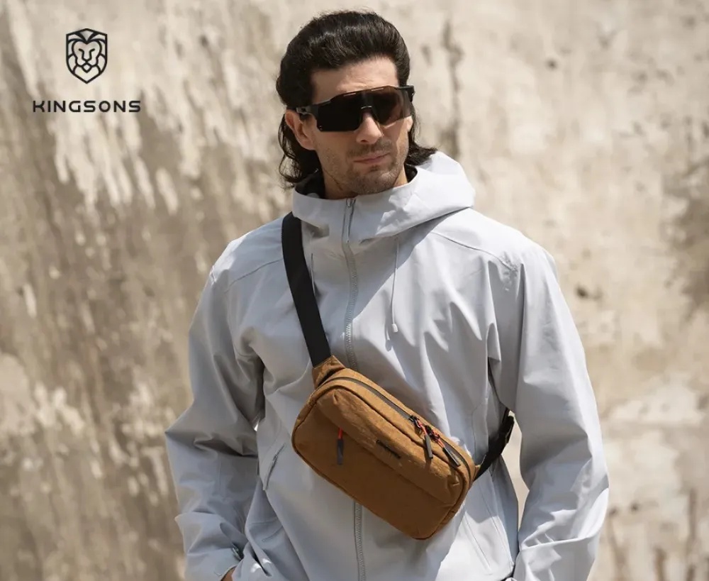Kingsons Designer Waterproof Sling Bag – Crossbody Bag for Daily Essentials | KS25056 |