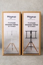 Alebdaa Luxury Wooden Three-Leg MoveUp TV Stand with Shelf – Artistic Tripod Design for 32–75" TVs | H04006B-600 |