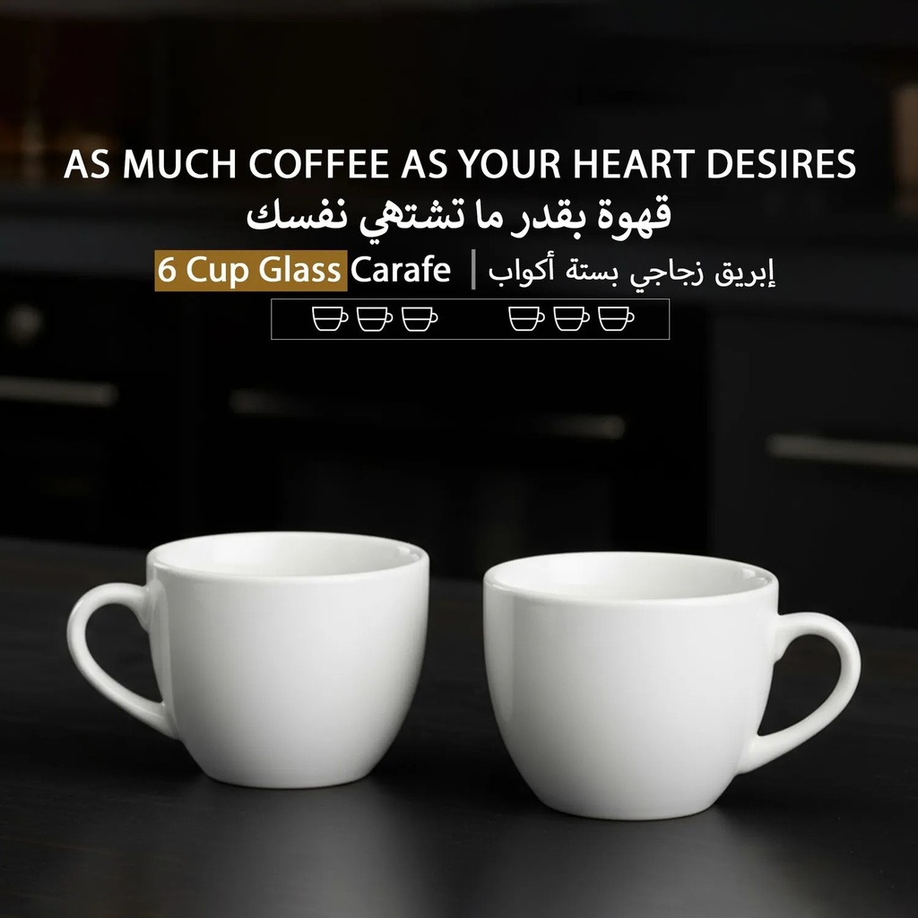 LePresso Drip Coffee Machine BS Plug 0.75L with Transparent Design, 700W Fast Brewing & Keep Warm Function | LPDRPCOFM |