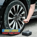 SUV Tire Changing Heavy-Duty Torsion Wrench Set – Torque Multiplier 1/2” DR, 3 Sockets, Upgraded 8-Point, Max 680N·M