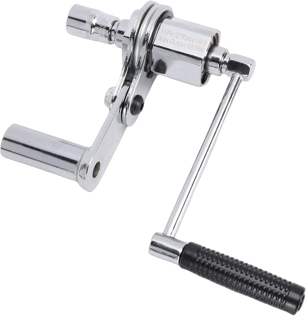SUV Tire Changing Heavy-Duty Torsion Wrench Set – Torque Multiplier 1/2” DR, 3 Sockets, Upgraded 8-Point, Max 680N·M