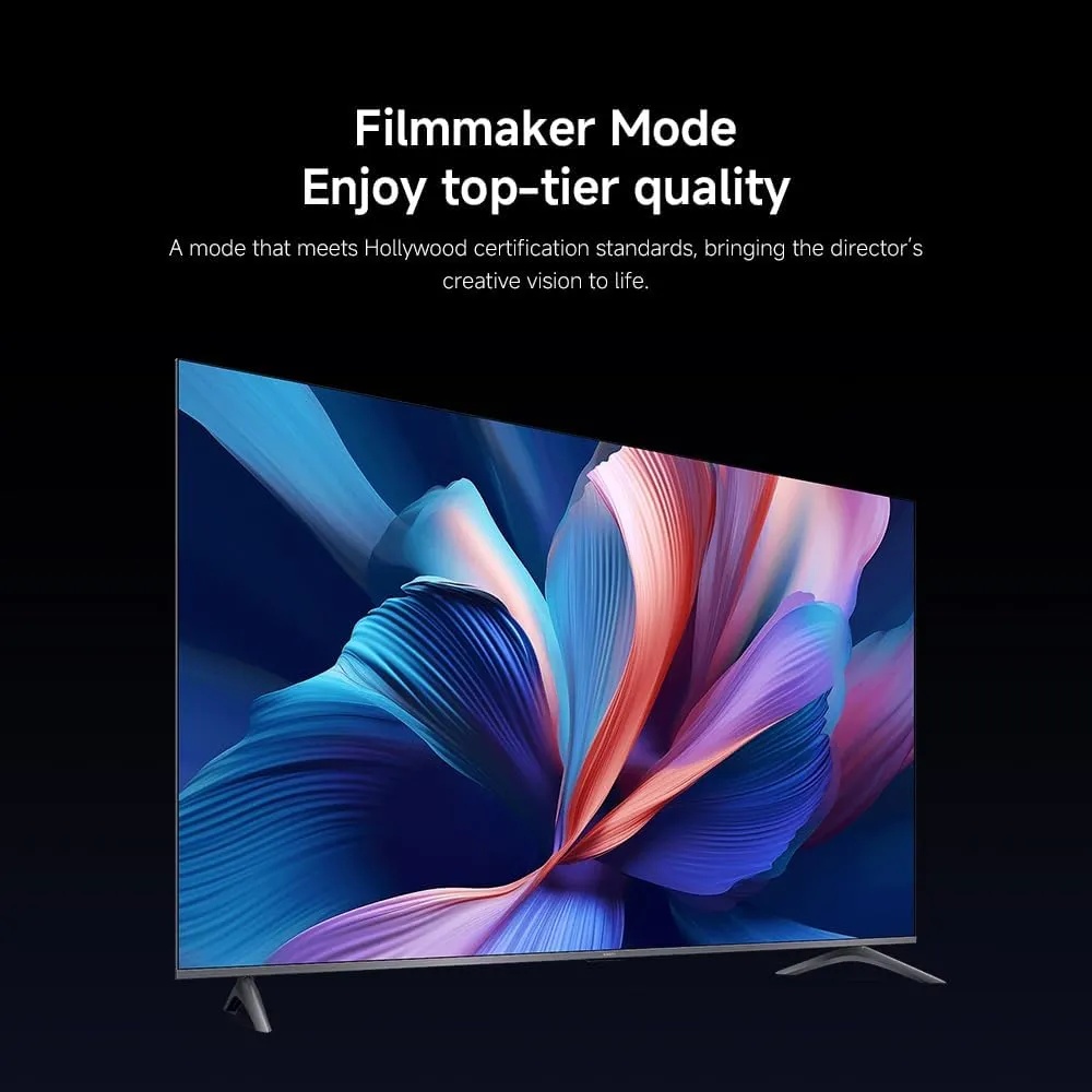 Xiaomi TV A Pro 55 inch 2026 – 4K QLED, HDR10+/HLG, Dolby Audio, Google TV, Smart Assistant, Dual Stand, Bezel-less Design