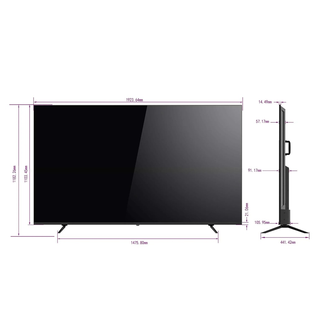 GOTO TV 85 Inch QD-MiniLED 4K 120Hz Google TV, With One Year Free SUB | G85S1 | G85GQMU1SD120 |