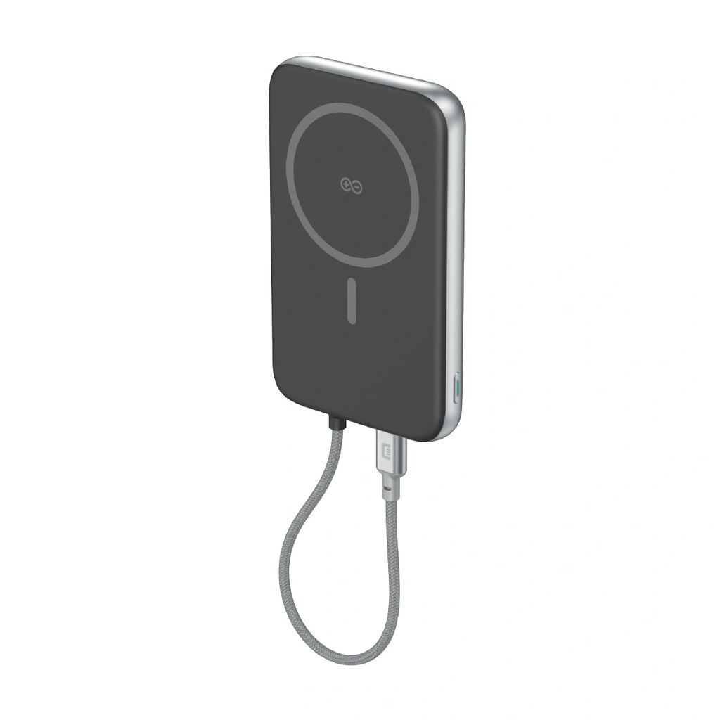 Zendure SuperMini Hybrid Qi 10,000mAh Power Bank with MagSafe Wireless Charging, 20W PD & Built-in USB-C Cable | ZDSMP-EA10 |