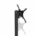 SKILL TECH Economy Compact TV Cart Stand with Height Adjustment, Tilt & Rotation Support (13"–50") | SH 6222FS |
