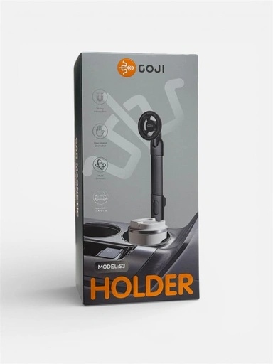 GOJI Car Cup Holder Phone Mount – Adjustable Base, 360° Rotation & Stable Grip | S3 |