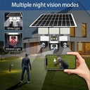 V380 Pro WIFI Solar Security Camera – Triple Lens PTZ System, 360° Coverage, Night Vision & IP66 Waterproof | VTS30A-W-F |