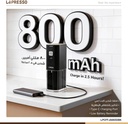 LePresso Portable Coffee Grinder with Stainless Steel Burr & USB-C Rechargeable Battery | LPCFFJG0032BK |