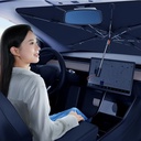 Baseus Car Windshield Sun Shade Umbrella – 131×69cm, Double-Layer UV Protection, Foldable Design | BS-CN008 |