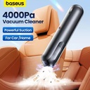 Baseus A0 Pro Wireless Car Vacuum Cleaner – 4000Pa Suction, 2000mAh Battery, 35W Power, Type-C Charging