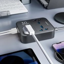 Powerology Power Strip 3250W – 3 AC Outlets with USB-A & USB-C PD Fast Charging | PWCUQC037 |