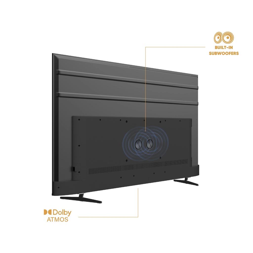 GOTO G65S1 QD-MiniLED 65" 4K Google TV – 120Hz Game Booster, Dolby Vision, Dolby Atmos & Built-In 20W Subwoofer | G65GQMU1SD120 |