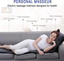 Multi-Function Massage Mattress 24W 12V Full-Body Relaxation Cushion with Ergonomic Design and 30-Minute Auto Timer - Home and Office Massage Pad | JH-CD6 |