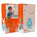Porodo Totlo Kids' Electric Silicone Toothbrush 450mAh Battery IPX7 Waterproof Sonic Vibration USB Rechargeable - Soft U-Shaped Toothbrush for Gentle Kids' Oral Care | PDLFSTZ2U |