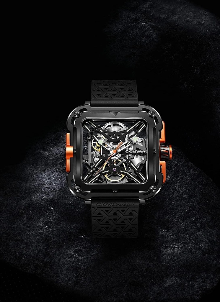 CIGA Design X Series Mechanical Watch 44mm Sapphire Crystal 40-Hour Power Reserve 30M Water Resistance - Self-Winding Stainless Steel Wristwatch | X011-BLOG-W25BK |