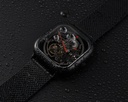 CIGA Design Series C Automatic Mechanical Watch 40mm Skeleton Dial Seagull Movement Sapphire Crystal - Square Stainless Steel Wristwatch | Z011 |