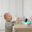 Porodo Lifestyle Lumi Baby Monitor 4.3-Inch Display 720P Camera Night Vision Two-Way Audio 300m Range - Smart Baby Monitoring System | PDLFSTM100WH |