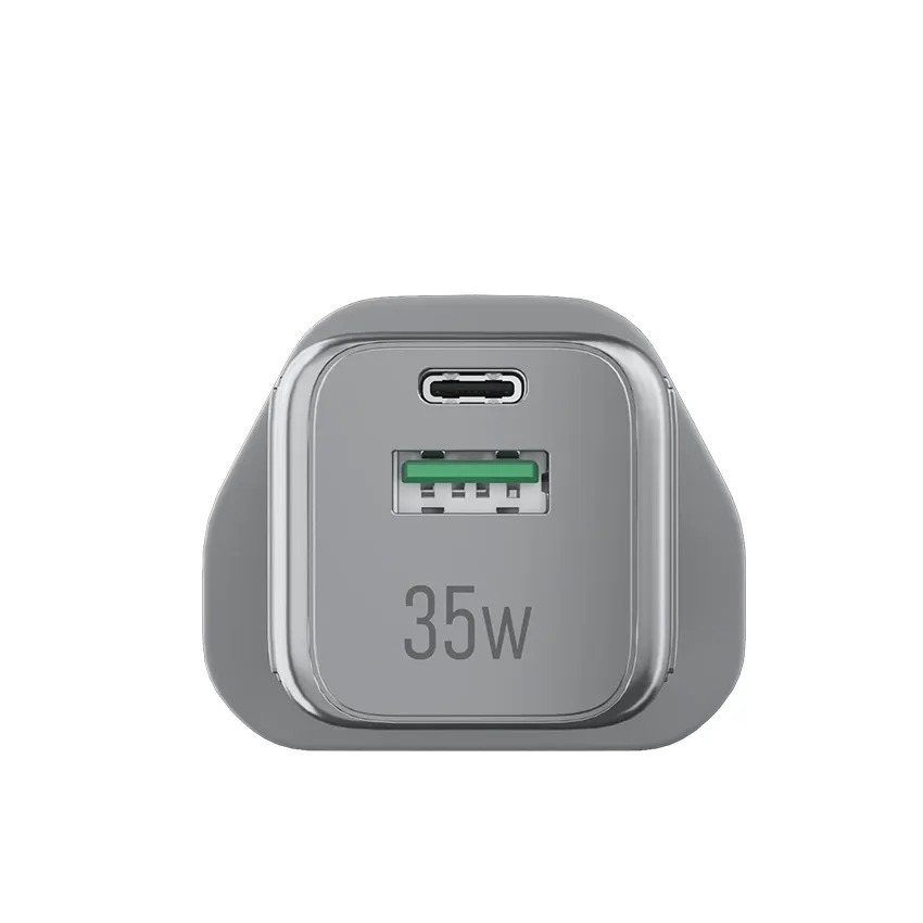 Zendure SuperMini Hybrid 35W Wall Charger Dual USB-C & USB-A Fast Charging PD 35W QC 3.0 Compact Travel Adapter | ZDWC3PORz |