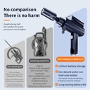 Foldable Cordless Lithium Car Pressure Washer with 6 Spray Modes, 1MPa Pressure, USB-C Rechargeable & Multi-Water Source Design | X9 |