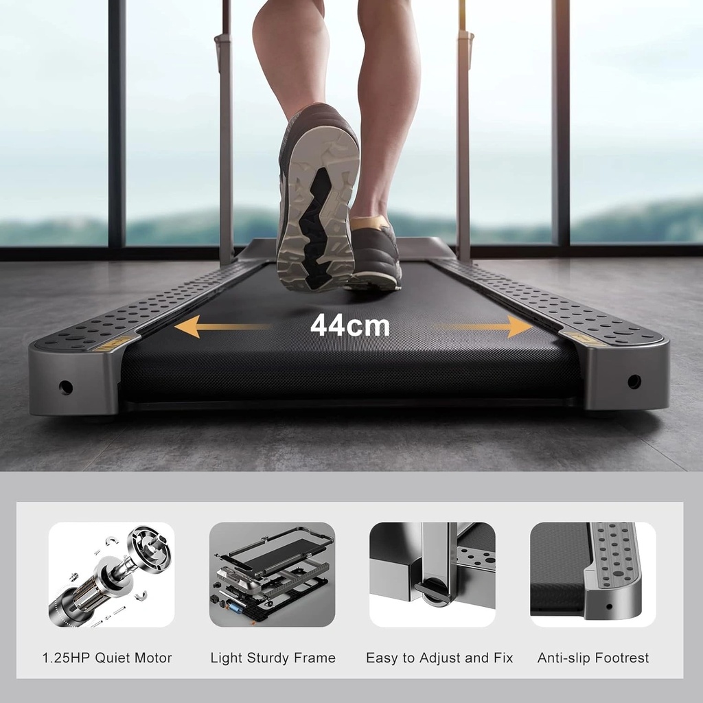 KingSmith WalkingPad R2 2-in-1 Foldable Treadmill with 12km/h Speed, 1.25HP Brushless Motor & KS Fit App Control | TRR2FB |