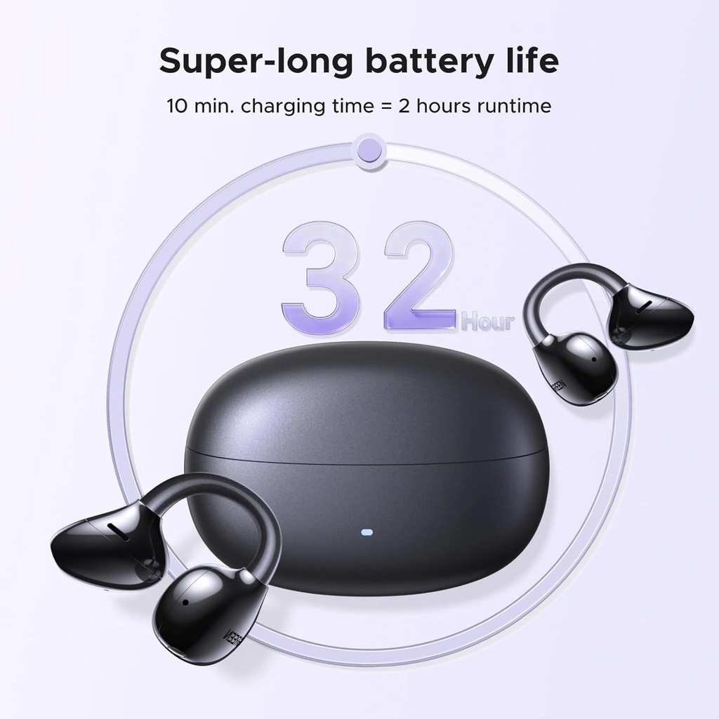 UGREEN ClipBuds Pro Wireless Open-Ear Earbuds with Bluetooth 6.0, Hi-Res Audio, 32 Hours Playtime, 6 Microphones & Adaptive Noise Cancelling - Open Clip-On Earphones | WS218 / 85185 |