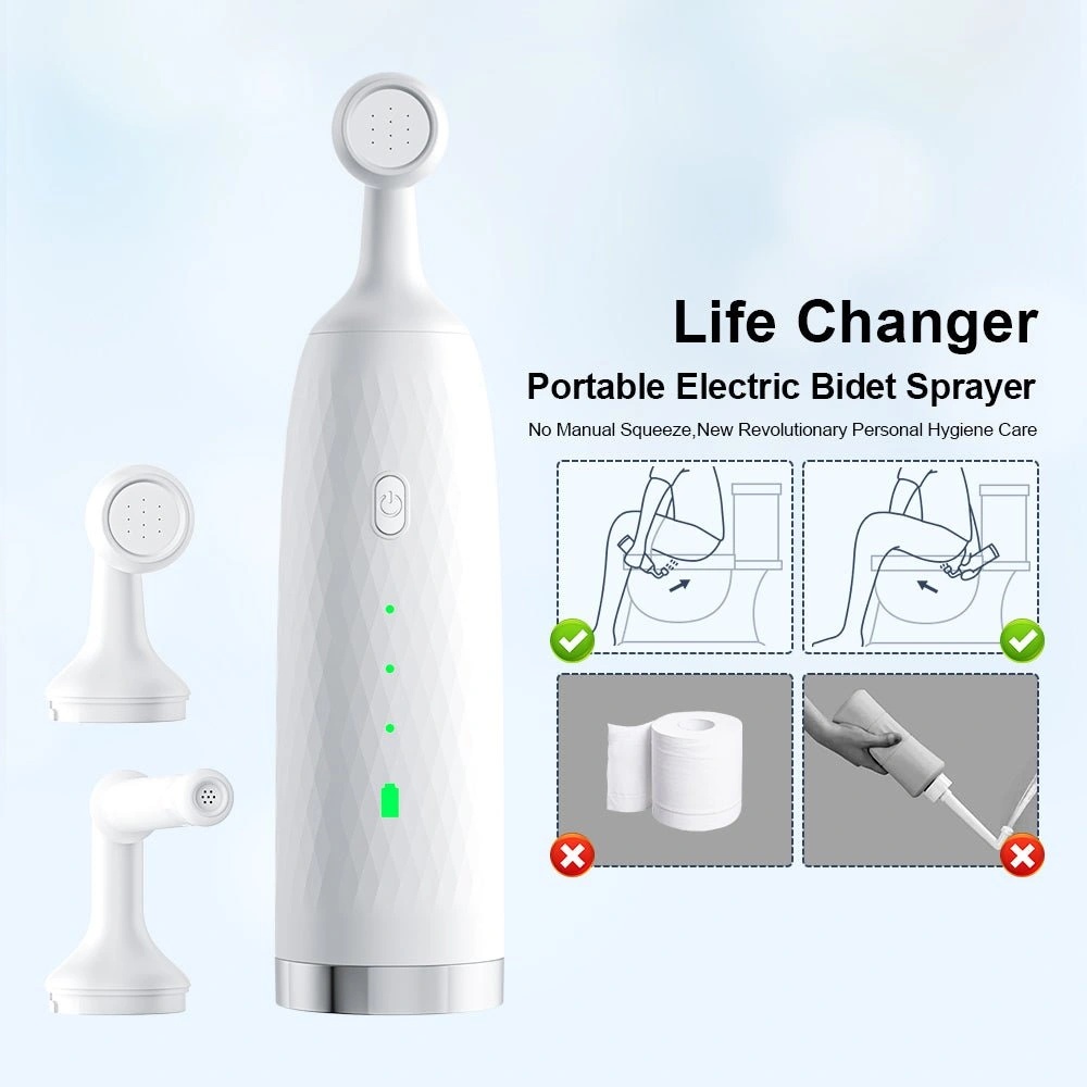 UZMORE Portable Electric Personal Hygiene Water Sprayer with 900mAh Rechargeable Battery, 3 Spray Modes & USB-C Charging - Travel Bidet | UZ-24001 |