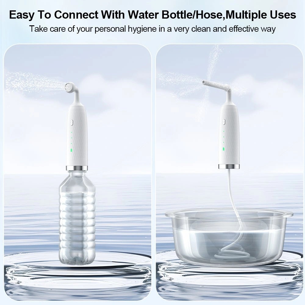 UZMORE Portable Electric Personal Hygiene Water Sprayer with 900mAh Rechargeable Battery, 3 Spray Modes & USB-C Charging - Travel Bidet | UZ-24001 |