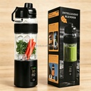 Portable Intelligent Blender 600ml with 220W Motor, USB-C Fast Charging, 6000mAh Battery & Digital Display - Personal Smoothie Blender | A12 |