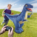 Remote Control Dinosaur Toy, Realistic Inflatable Walking Dinosaur, 2.4GHz Remote, 360° Rotation, Forward & Backward Movement, Rechargeable | NY070 |
