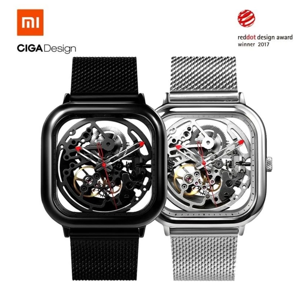 CIGA Design Full Hollow Mechanical Watches silver Z011-SLSL-13