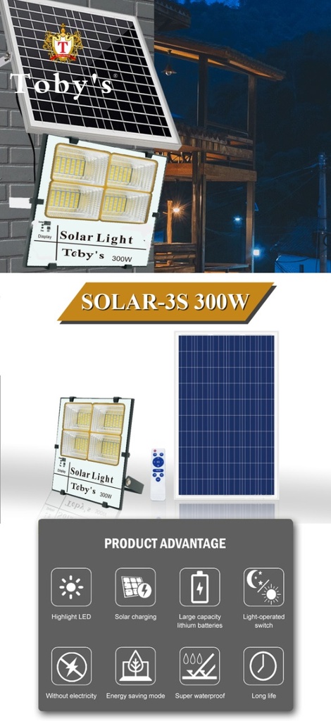 Toby's Solar-3S Light Toby Solar Light 3s Solar Outdoor Light